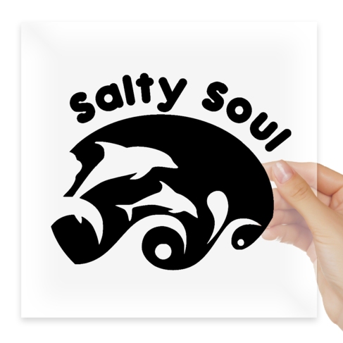 Наклейка SALTY SOUL Dolphin