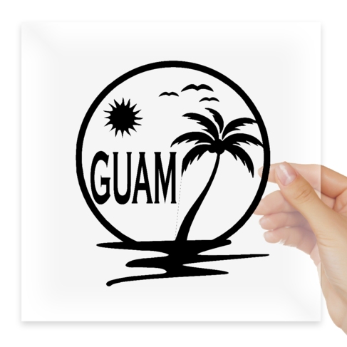 Наклейка Guam Island Seal