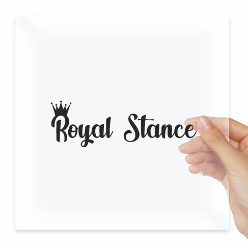 Наклейка royal stance