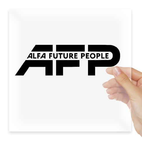 Наклейка Alfa future people AFP
