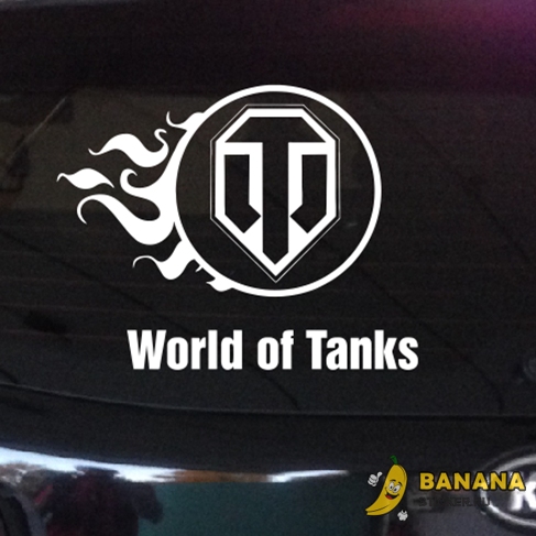 Наклейка WOT - World of Tanks - Fire