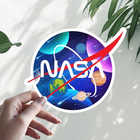 Наклейка NASA НАСА