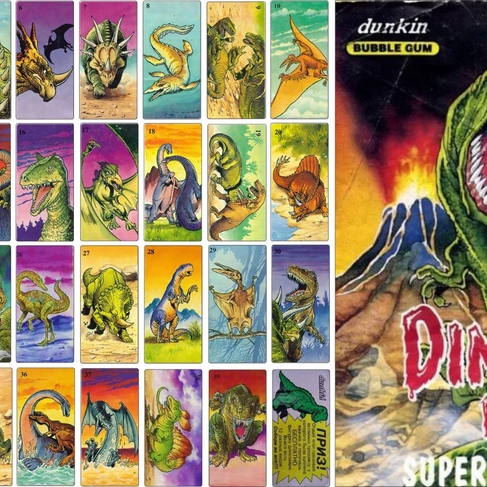 Наклейка Наклейки из 90х Планета Динозавров