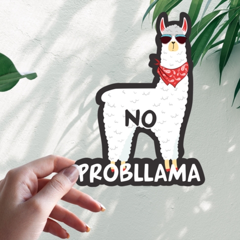 Наклейка No Probllama