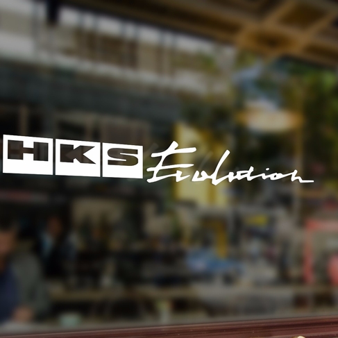Наклейка HKS Evolution