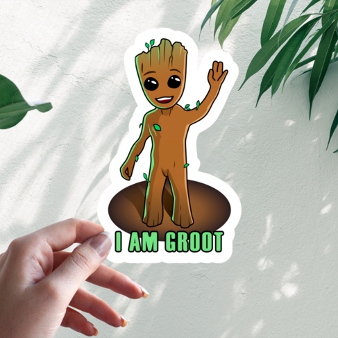 Наклейка I am Groot Happy Baby