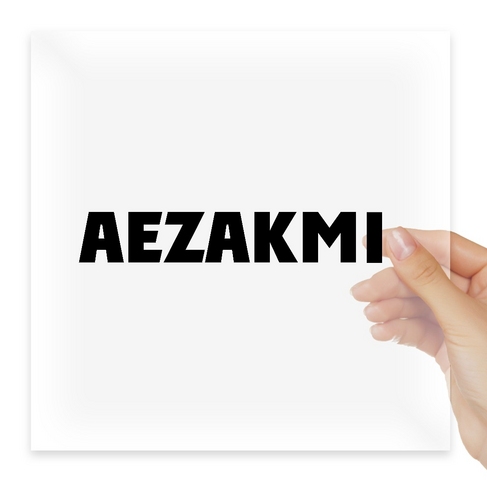 Наклейка AEZAKMI