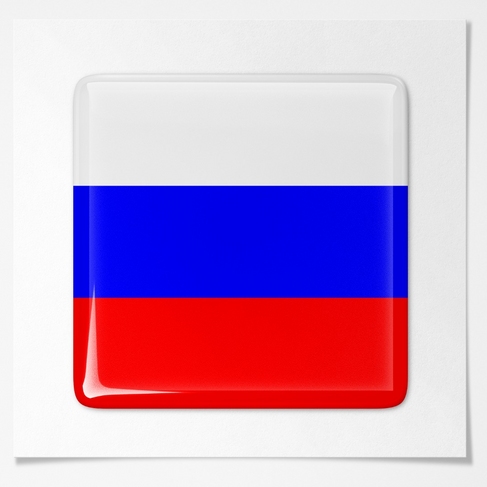 Наклейка Флаг России РФ