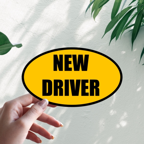 Наклейка New driver
