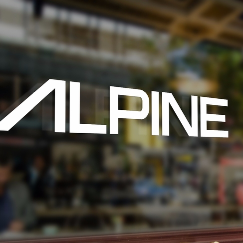 Наклейка ALPINE