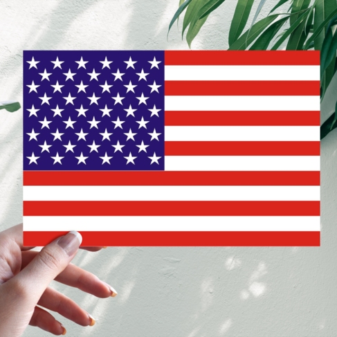 Наклейка Флаг США Американский