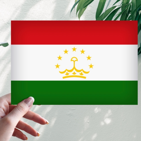 Наклейка Флаг Таджикистана