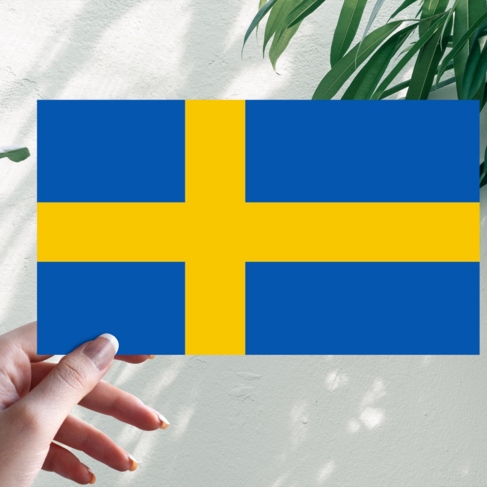 Наклейка Флаг Швеции