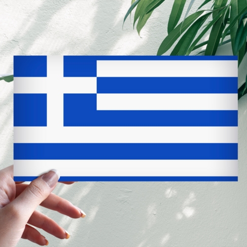 Наклейка Флаг Греции