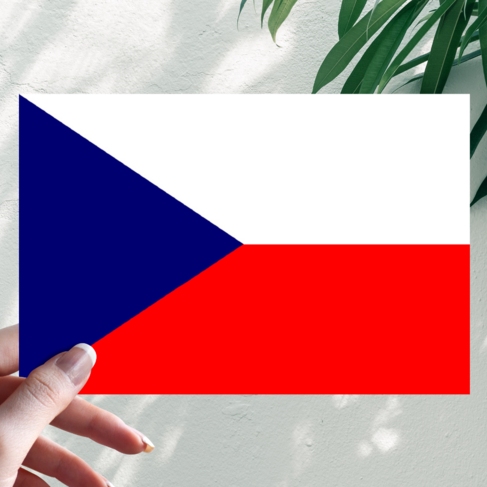 Наклейка Флаг Чехии