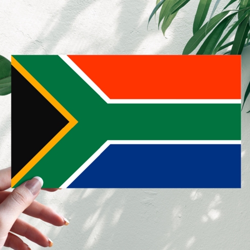 Наклейка Флаг Южной Африки ЮАР