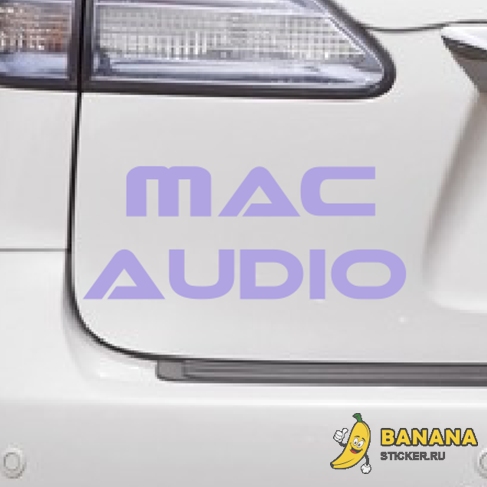Наклейка Mac Audio