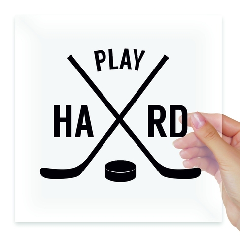 Наклейка Хоккей Play Hard