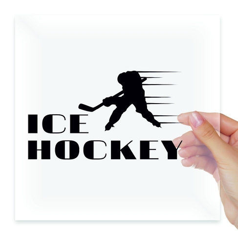 Наклейка Хоккей ICE HOCKEY