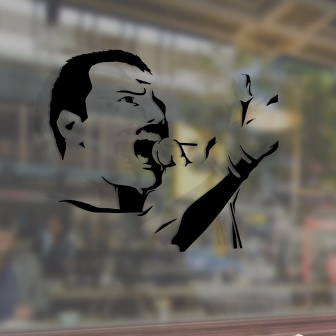 Наклейка Фредди Меркьюри Freddie Mercury 2