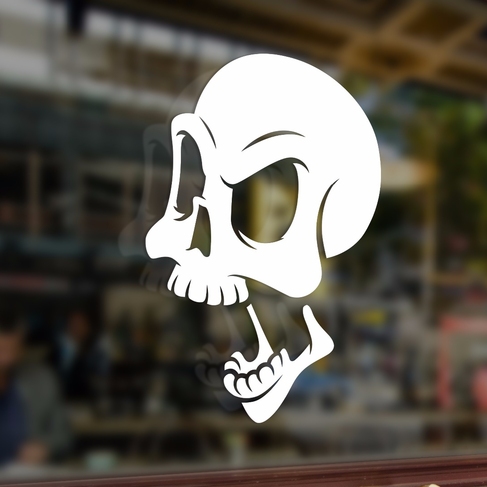 Наклейка skull grande череп Гранди