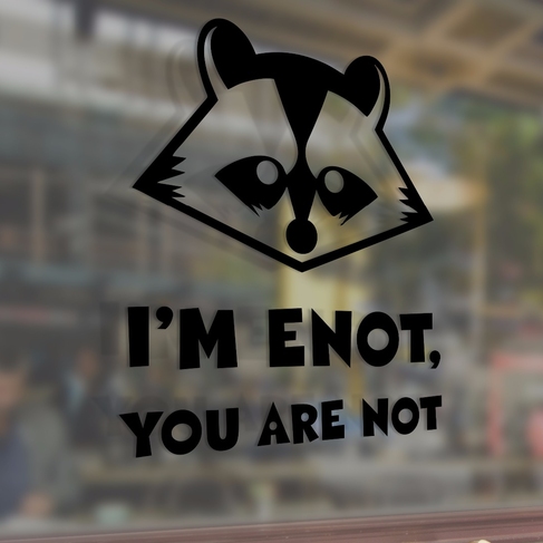 Наклейка I'M ENOT YOU ARE NOT