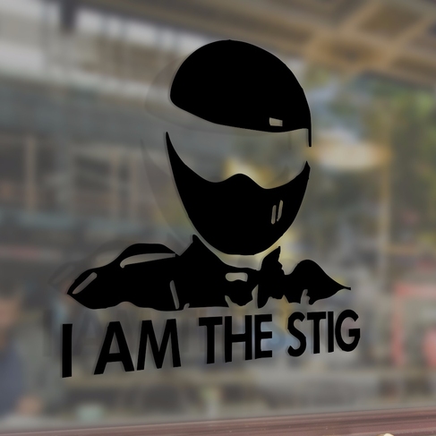 Наклейка I AM THE STIG